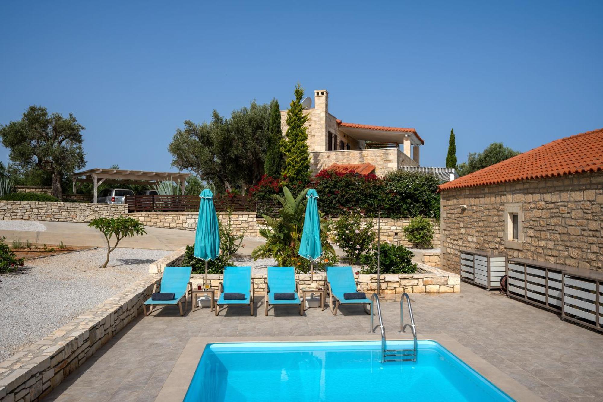 Villa Vasiliki Private Pool Erfoi Esterno foto