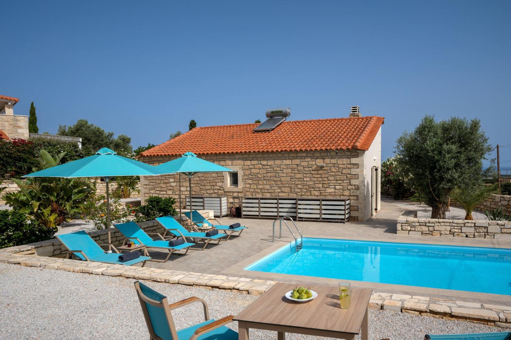 Villa Vasiliki Private Pool Erfoi Esterno foto