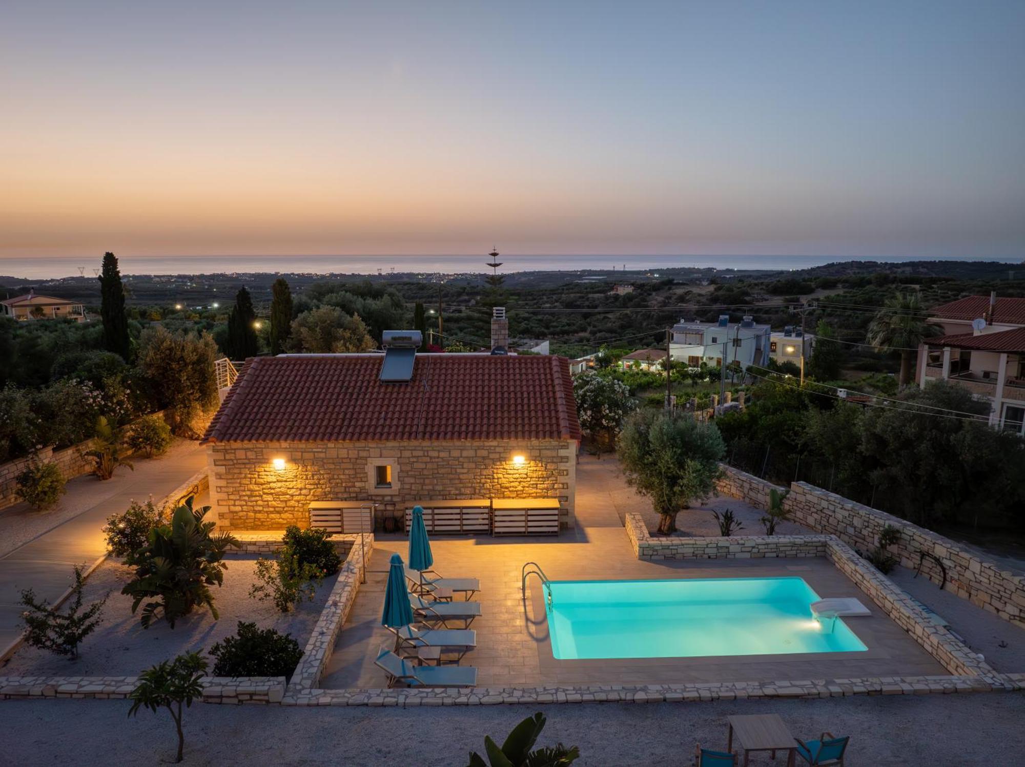 Villa Vasiliki Private Pool Erfoi Esterno foto