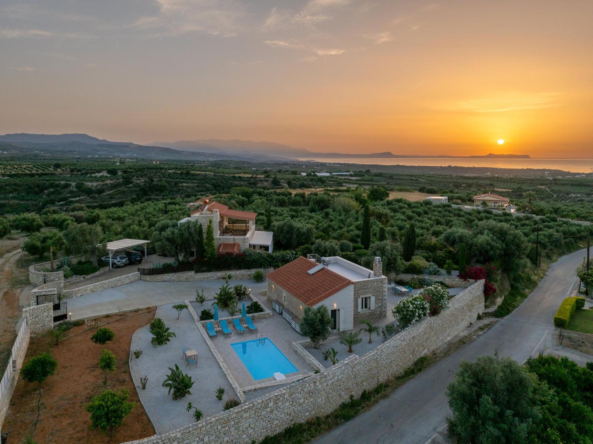 Villa Vasiliki Private Pool Erfoi Esterno foto