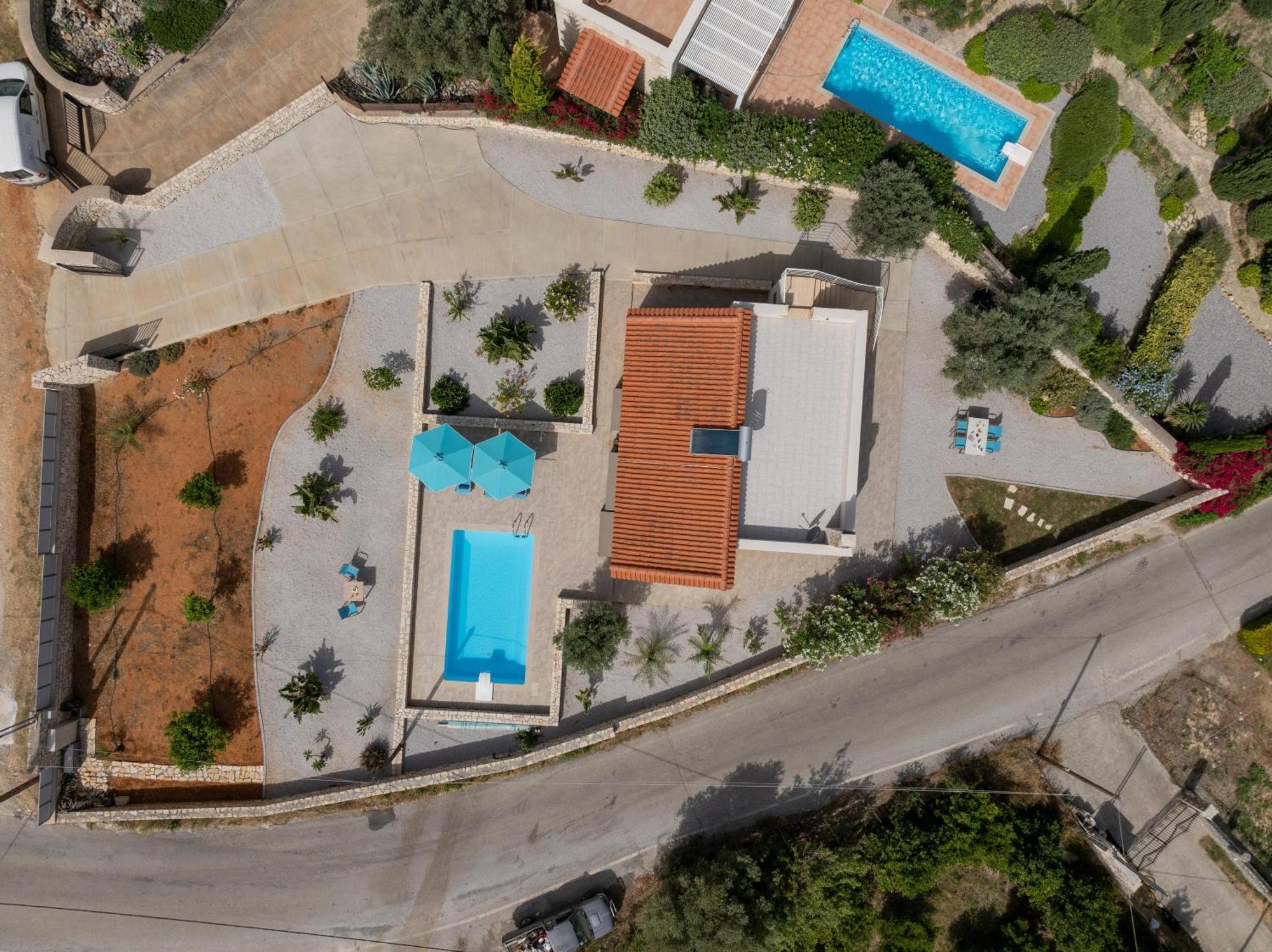 Villa Vasiliki Private Pool Erfoi Esterno foto