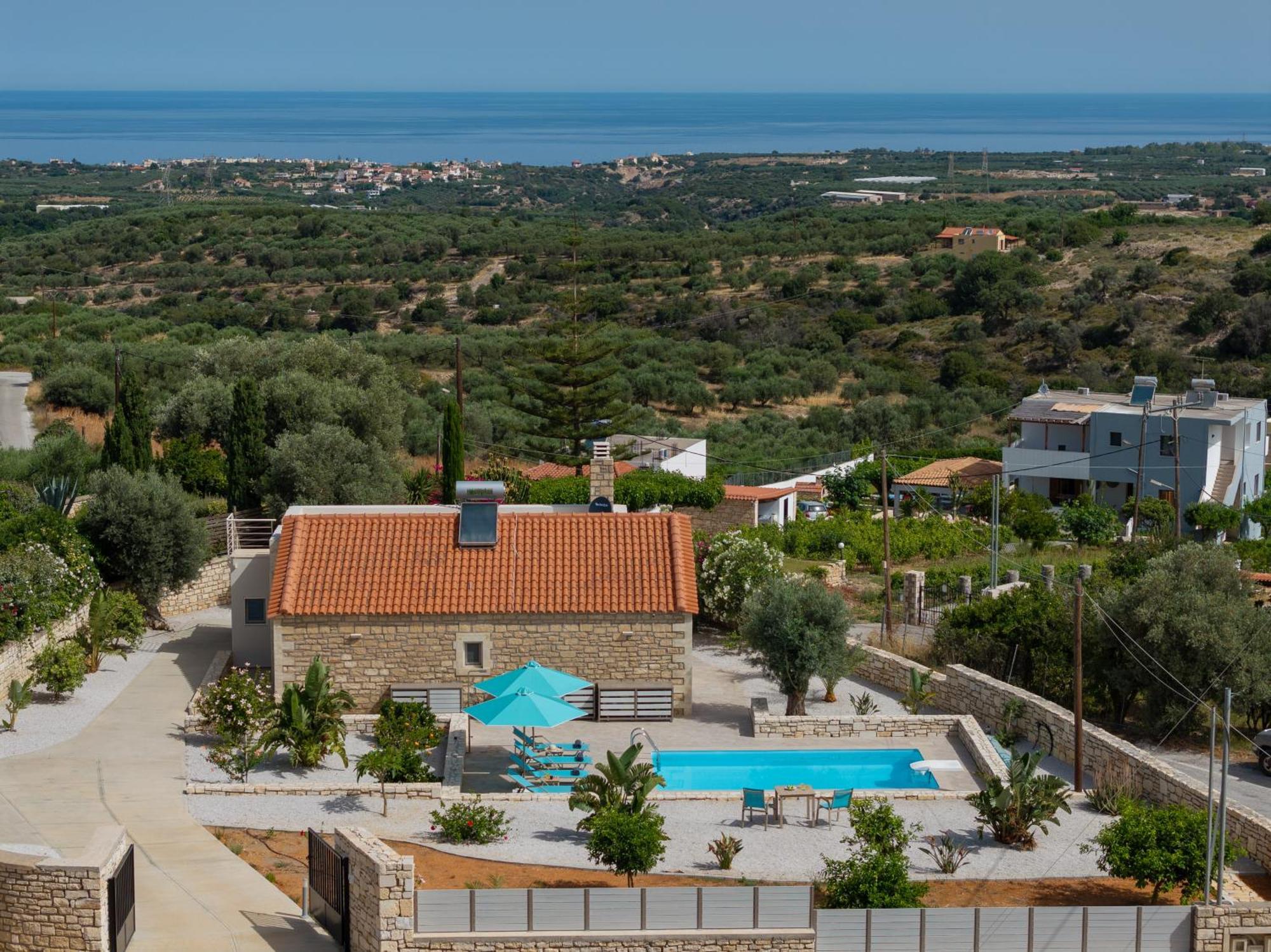 Villa Vasiliki Private Pool Erfoi Esterno foto