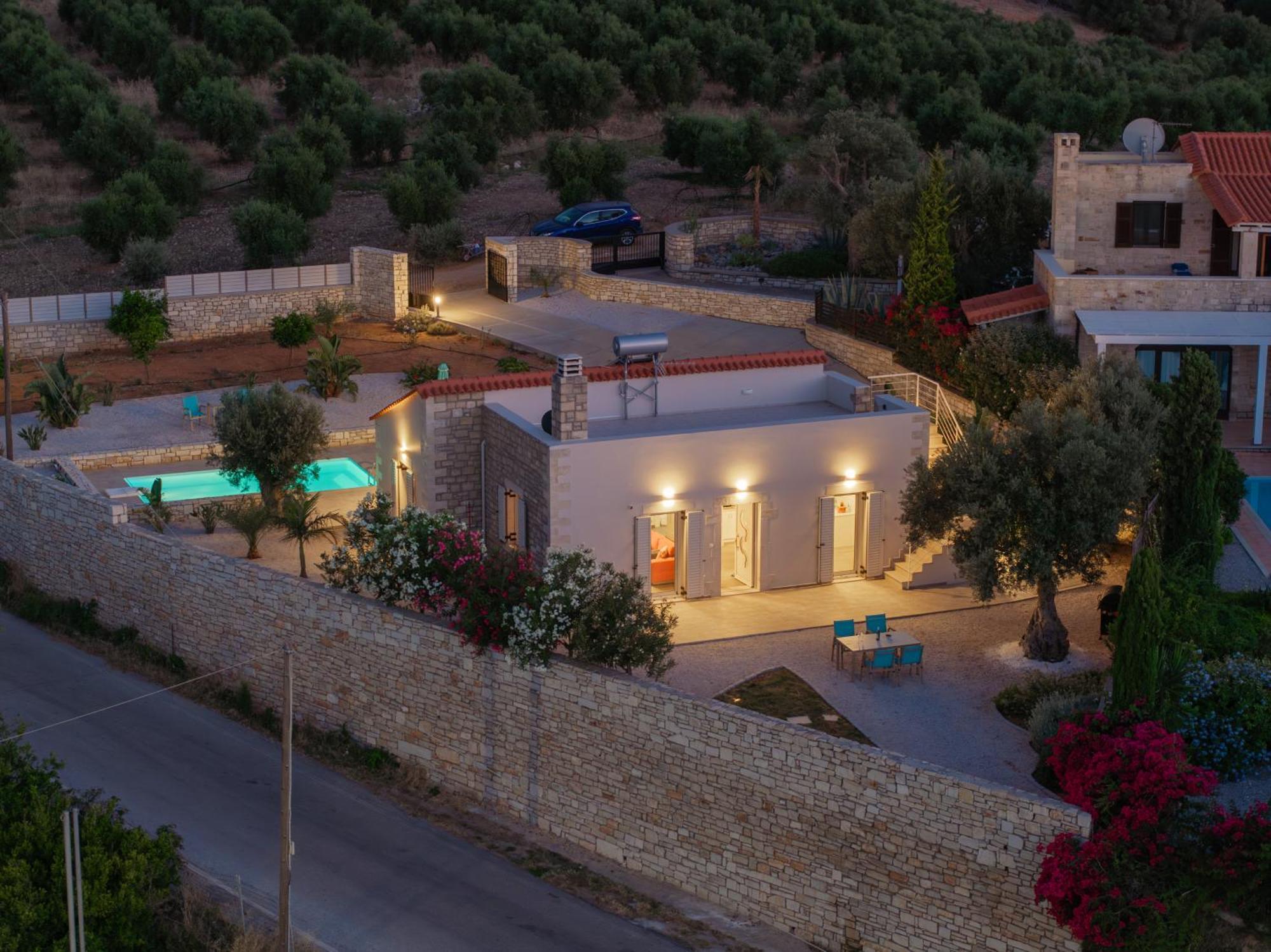 Villa Vasiliki Private Pool Erfoi Esterno foto